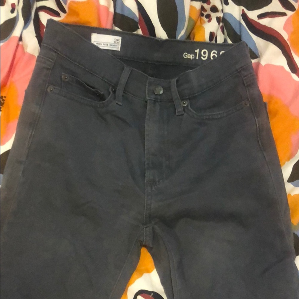 Skinny high rise gap jeans